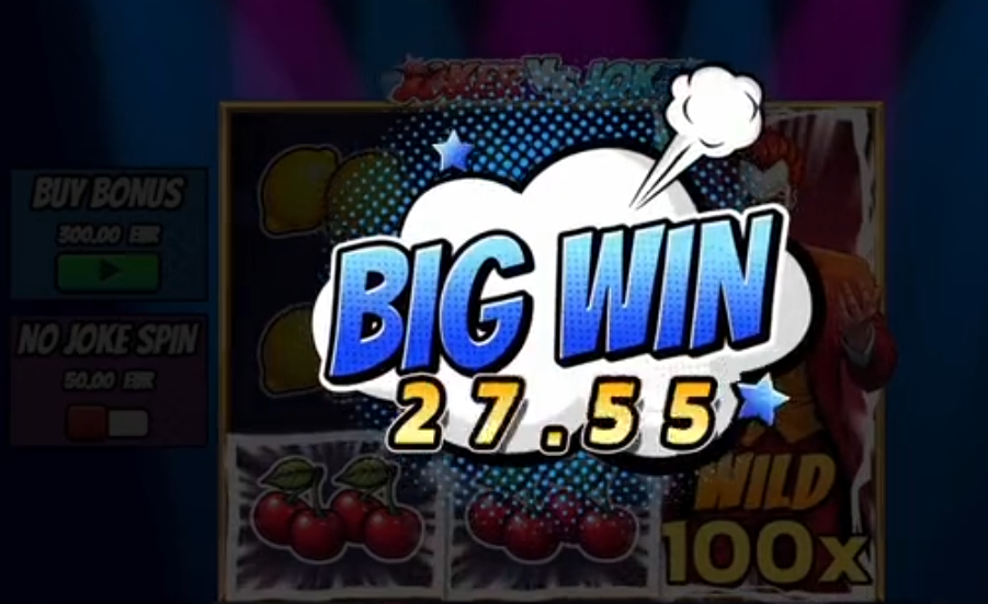 Ein aktiver Joker Battle mit massivem Multiplikator.